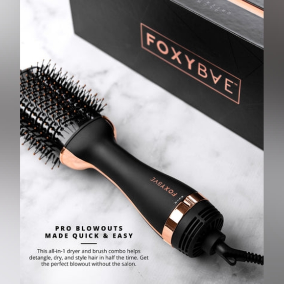 FOXYBAE Hair Foxybae Rose Gold Blowout Dryer Brush Pro Poshmark